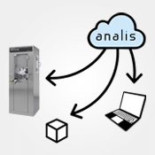 Analis suite of specialized software modules.  Functionalities are added to the standard package with GMP module, Roll Compaction, multilayer, or multicheck connection.